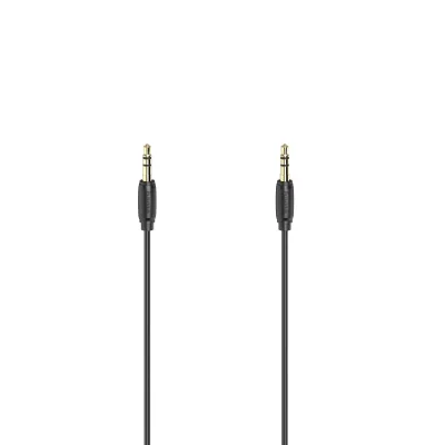 HAMA C&acirc;ble audio, jack m&acirc;le 3,5 mm/con. M&acirc;le, st&eacute;r&eacute;o, dor&eacute;, ultrafin, 3,0 m