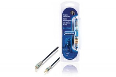 GENERIQUE C&acirc;ble audio st&eacute;r&eacute;o extension 3,5 mm m&acirc;le - 3,5 mm femelle 1.00 m bleu
