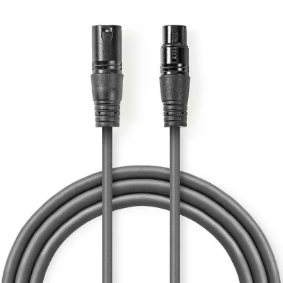 NEDIS C&acirc;ble Audio XLR Sym&eacute;trique  COTG15010GY200 20.0 m