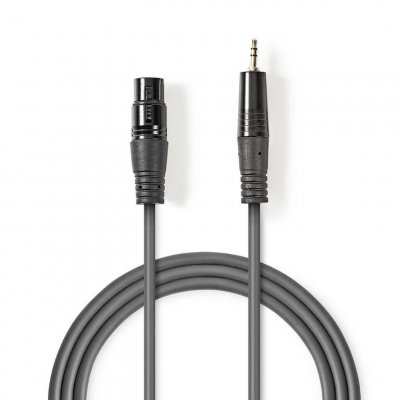 NEDIS C&acirc;ble Audio XLR Sym&eacute;trique  COTH15320GY10 Gris Fonc&eacute;