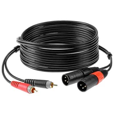 KLOTZ C&acirc;ble bretelle adaptateur XLR m&acirc;le / RCA 3m 