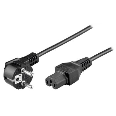 GOOBAY C&acirc;ble d'alimentation IEC320-C15 &agrave; schuko 1,8m