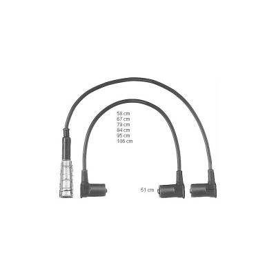 BERU Cable d'allumage BorgWarner () ZEF501 (X1)