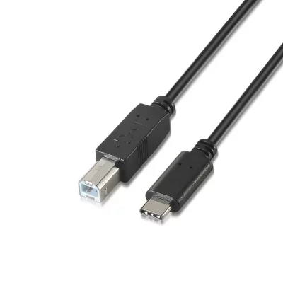NANOCABLE C&acirc;ble d'imprimante  USB-B 2.0 M&acirc;le vers USB-C M&acirc;le 1m