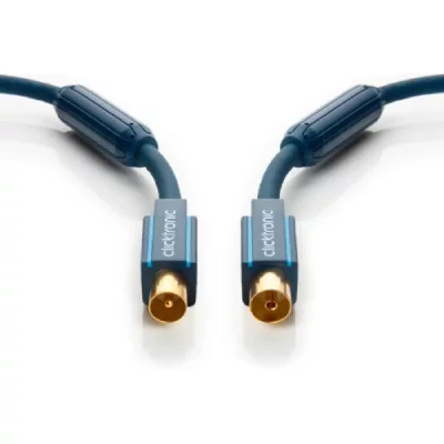 GENERIQUE C&acirc;ble dantenne - CLICKTRONIC - 10070402 - M/F - 3 m - Couleur: Bleu