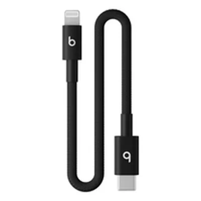 BEATS C&acirc;ble de charge tiss&eacute; court USB-C vers Lightning 20 cm N