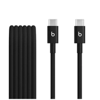 BEATS C&acirc;ble de charge tiss&eacute; USB-C vers USB-C 1M50 Noir intense