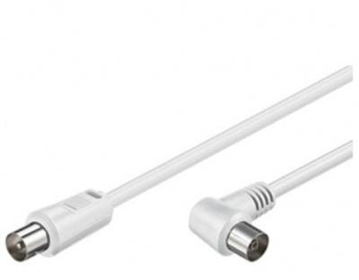 GENERIQUE C&acirc;ble de connexion de l'antenne, angle, blanc 5.0m