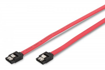 DIGITUS C&acirc;ble de connexion SATA II/III type L - Avec Clip