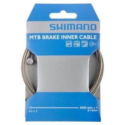 SHIMANO C&acirc;ble de frein interne VTT  (acier inoxydable) - 2050mm -