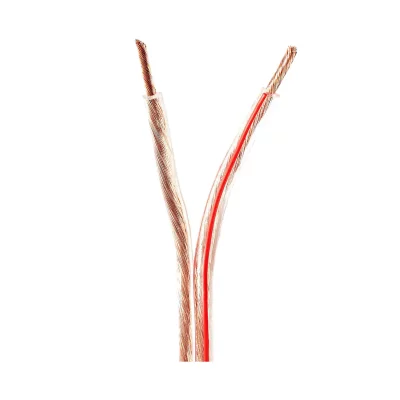 NEDIS C&acirc;ble de haut-parleur 2x 4,00 mm2 100 m bobine transparent