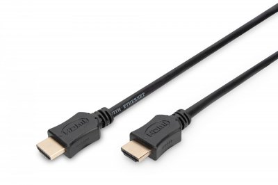 DIGITUS C&acirc;ble de raccordement  AK-330107-010-S 1.00 m noir X46941
