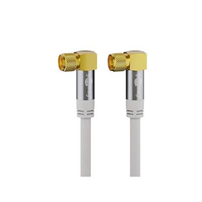 GOOBAY C&acirc;ble de raccordement  70483 [1x F m&acirc;le - 1x F m&acirc;le] 2.00 m blanc