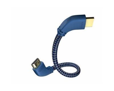 INAKUSTIK C&acirc;ble de raccordement  0042503 3.00 m argent-bleu