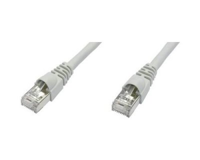 TELEGARTNER C&acirc;ble de raccordement r&eacute;seau informatique RJ45 L00000A0130 CAT 6a S/FTP blanc 0.50 m