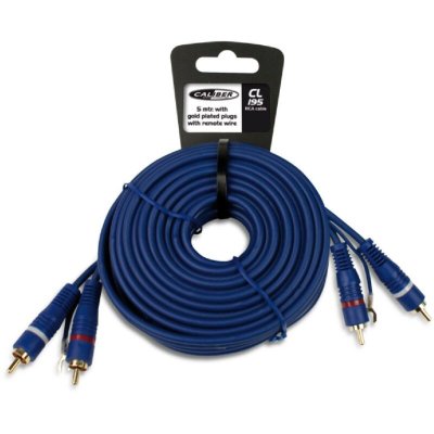CALIBER Cable de signal rca Stereo mm avec remote - 5m