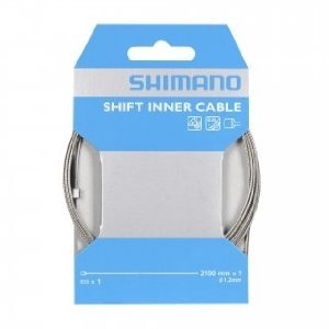 SHIMANO Cable derailleur inox 2.10m x 1.2mm (vendu a l'unite) brochable