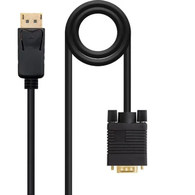 NANOCABLE C&acirc;ble DisplayPort vers vga noir Longueur 2m
