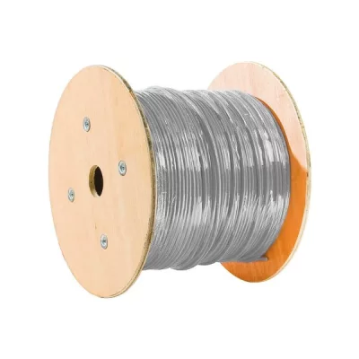 GENERIQUE C&acirc;ble ethernet multibrin F/UTP CAT6 GRIS - 500M