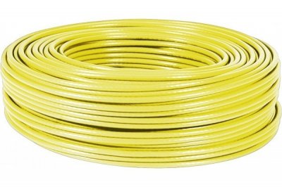 GENERIQUE C&acirc;ble ethernet multibrin F/UTP CAT6A LSOH JAUNE - 100M
