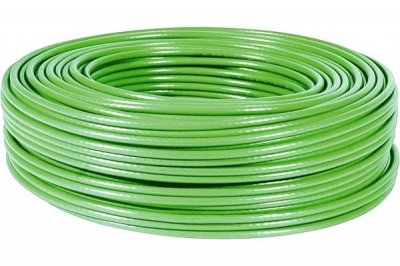 GENERIQUE C&acirc;ble Ethernet Multibrins F/UTP CAT6A LS0H VERT - 100M
