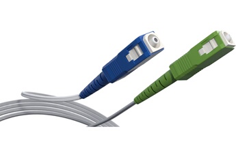 GENERIQUE C&acirc;ble fibre optique Lineaire pour Freebox 5 m Blanc 