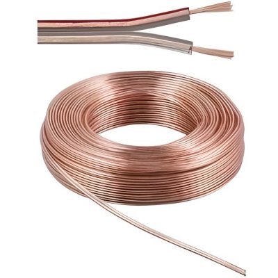 GOOBAY C&acirc;ble Haut-Parleur 1.5 mm&sup2; en cuivre OFC - rouleau de 10 m