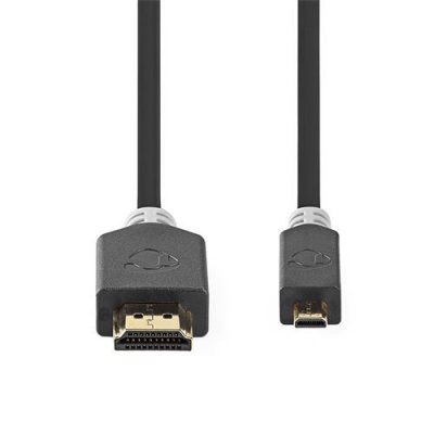 NEDIS C&acirc;ble HDMI Haute Vitesse avec ethernet  CVBW34700AT20 Anthracite
