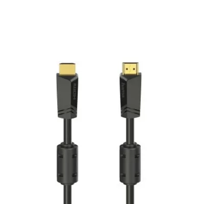 HAMA C&acirc;ble hdmi haute vitesse, f. M&acirc;le - f. M&acirc;le, 4k, ether., dor&eacute;, 10,0 m