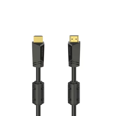 HAMA C&acirc;ble hdmi haute vitesse, f. M&acirc;le - f. M&acirc;le, 4k, ether., dor&eacute;, 15,0 m
