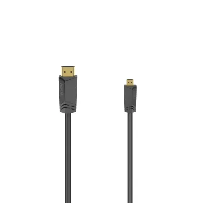 HAMA C&acirc;ble hdmi ht vit., m&acirc;le type a - m&acirc;le type d (micro), ethernet, 1,5m