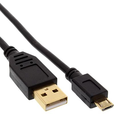 INLINE C&acirc;ble &reg; micro usb 2.0 usb type a m&acirc;le &agrave; micro-b m&acirc;le noir 2m