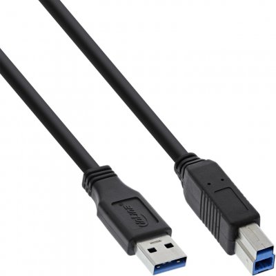 INLINE C&acirc;ble &reg; usb 3.0 de type a m&acirc;le &agrave; type b m&acirc;le noir 0.5m