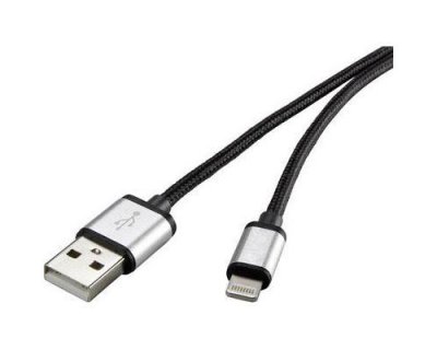 RENKFORCE C&acirc;ble ipad iphone ipod 0.50 m [1x connecteur m&acirc;le dock apple lightning - 1x usb 2.0 m 1323109