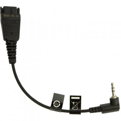 JABRA C&acirc;ble jack 2.5 mm standard quick disconnect-noir 8800-00-46