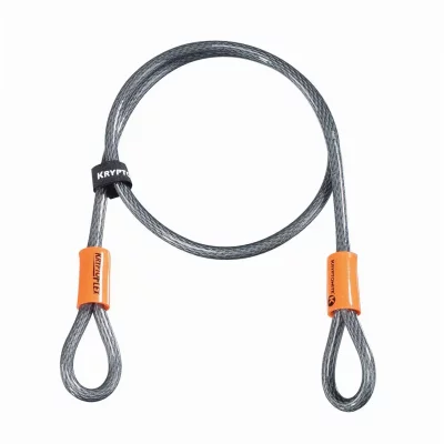 KRYPTONITE C&acirc;ble  Kryptoflex 410 &agrave; deux boucles Gris