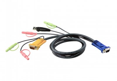 ATEN Cable KVM HD15, usb, audio, 3.0M pour 25362, 25364, 253640