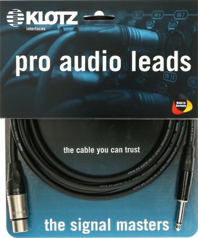 KLOTZ Cable Micro 1 M Xlr Femelle Jack 2p 