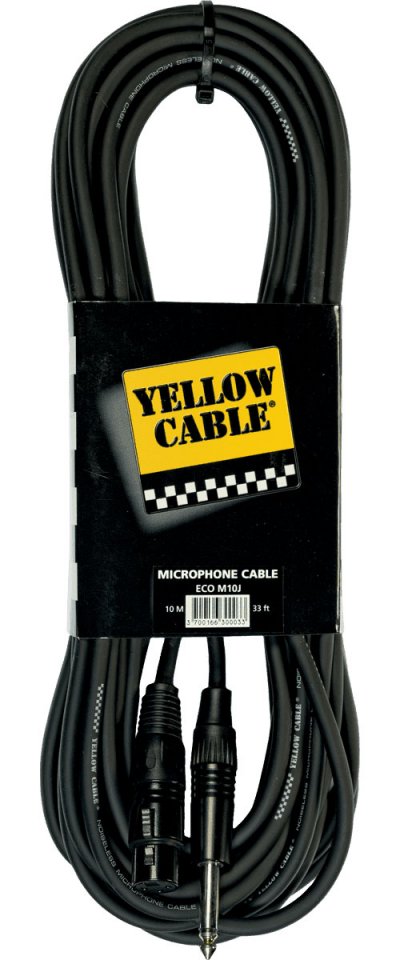 YELLOW CABLE C&acirc;ble Micro Jack m&acirc;le-XLR femelle 10m - Yellow C&acirc;ble M10J