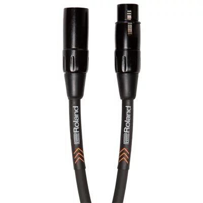 ROLAND C&acirc;ble micro sym&eacute;trique gamme Black , 1 m - RMC-B3 noir