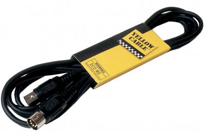 YELLOW CABLE C&acirc;ble midi 5 broches 6m - Yellow c&acirc;ble MD6
