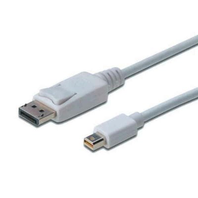 DIGITUS C&acirc;ble Mini Displayport Vers Displayport  Ak-340102-010-w 1 M