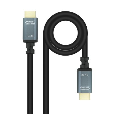 NANOCABLE C&acirc;ble  HDMI 2.1 Iris 8K A/MA/M 0.5m - Couleur Noir