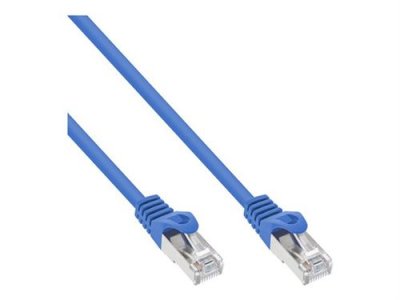 INTOS ELECTRONIC AG C&acirc;ble patch, ftp, cat.5e, bleu, 7m, inline&reg;