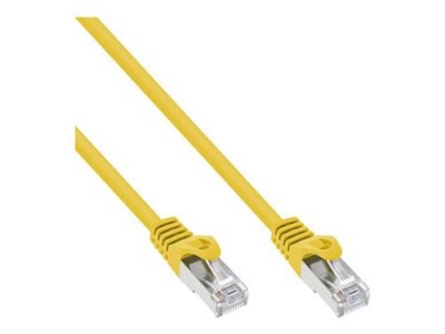 INLINE C&acirc;ble patch, s-ftp, cat.5e, jaune, 10m, &reg;