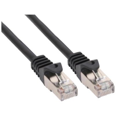 INLINE C&acirc;ble patch, s-ftp, cat.5e, noir, 2m, &reg;