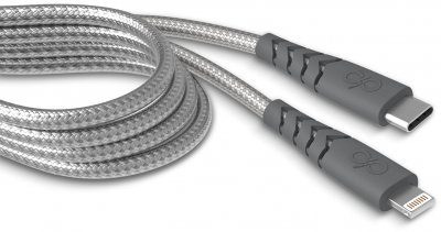 FORCE POWER C&acirc;ble renforc&eacute;  USB Type C vers Lightning MFI 2 m Gris 