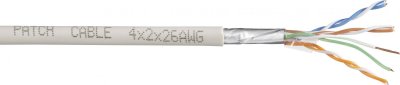 TRU COMPONENTS C&acirc;ble r&eacute;seau CAT 5e SF/UTP 4 x 2 x 0.14 mm&sup2; blanc 305 m 