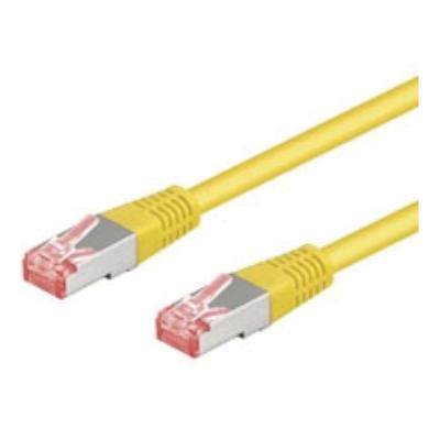 WENTRONIC C&acirc;ble r&eacute;seau, Ethernet/Lan cat&eacute;gorie 6 SSTP PIMF, jaune, 15m cd68306