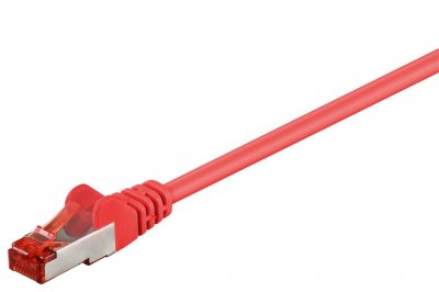 GENERIQUE C&acirc;ble r&eacute;seau, Ethernet/Lan cat&eacute;gorie 6 SSTP PIMF, rouge, 10m cd68283